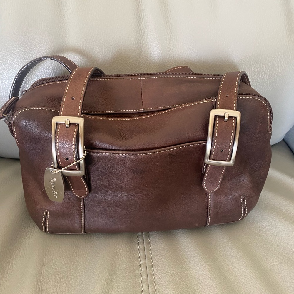 Tignanello Leather Satchel - Picture 3 of 9